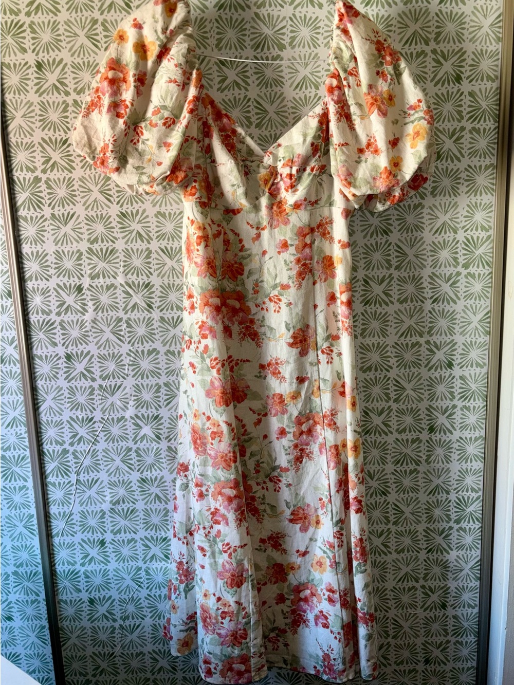 White Floral dress